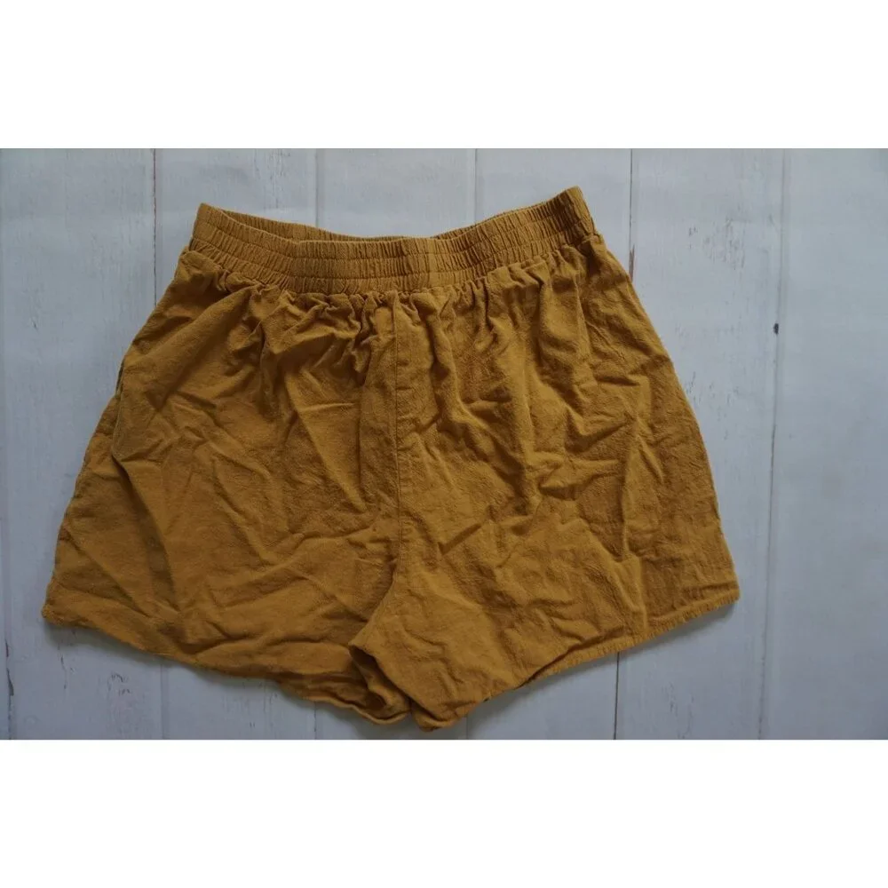 Shein Women's Mustard Yellow Shorts – Size L - Picture 5 of 5